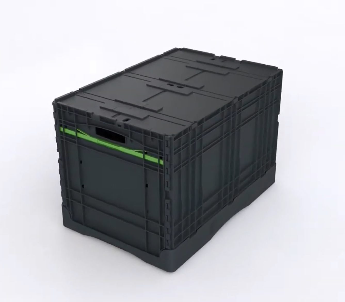 Heavy Duty Collapsible Box With Lid