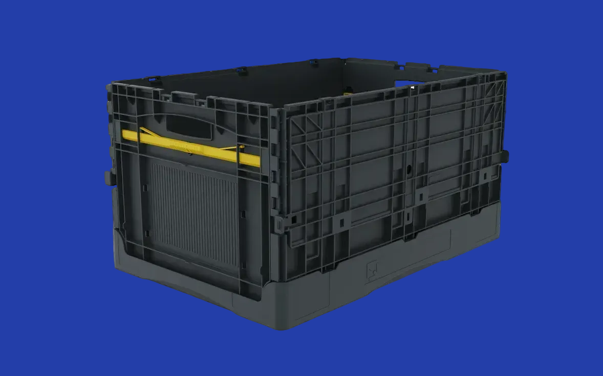 Heavy Duty Collapsible Box With Lid - LARGE